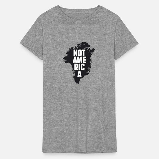 Protest art – Greenland "NOT AMERICA"