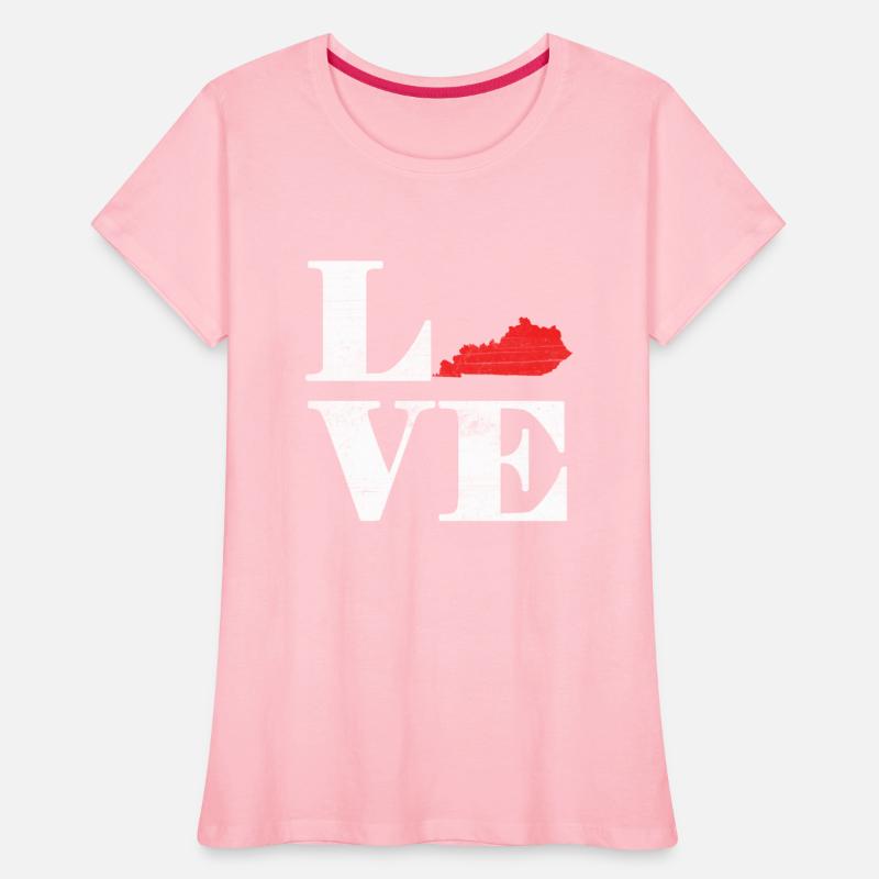 Proud America State Land Map Love Kentucky