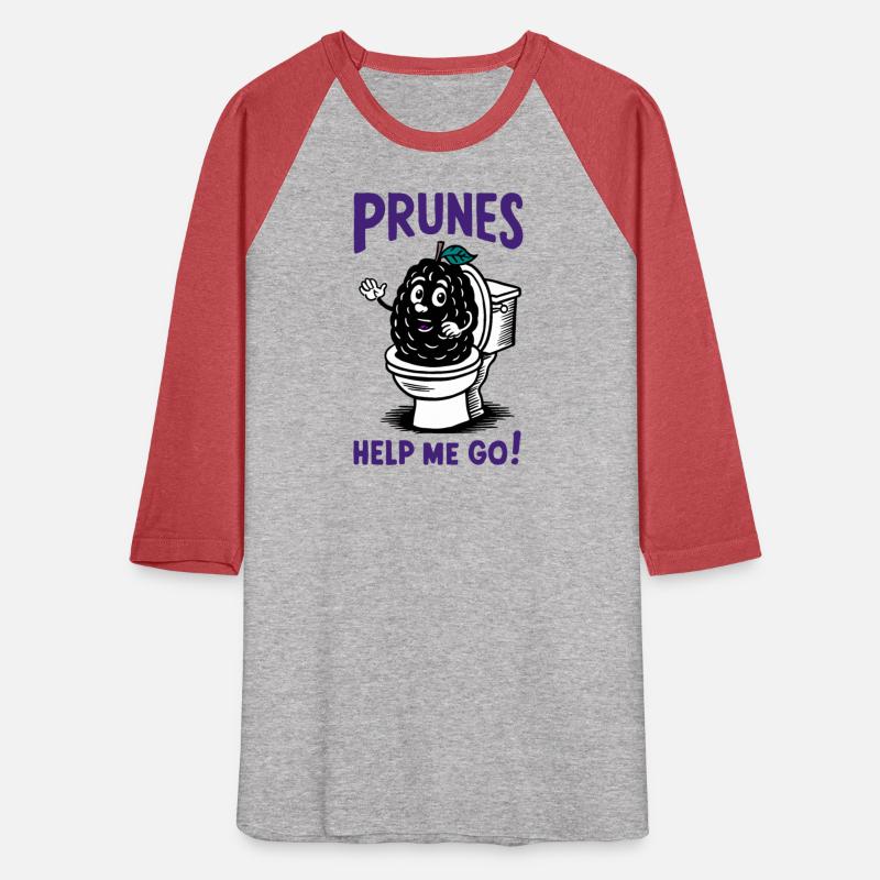 Prunes Help Me Go! Vintage Style Illustration