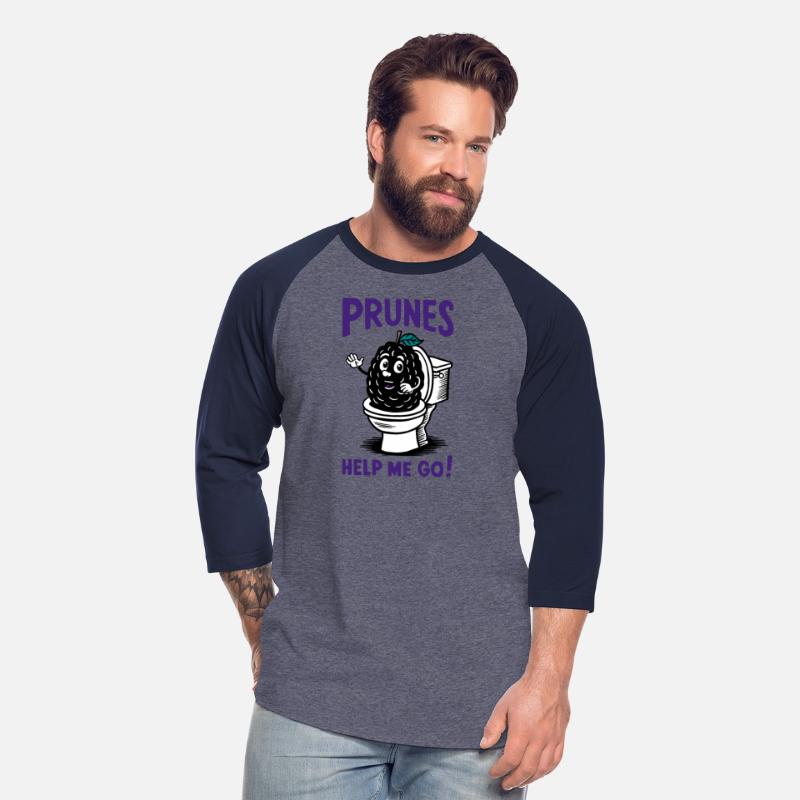 Prunes Help Me Go! Vintage Style Illustration