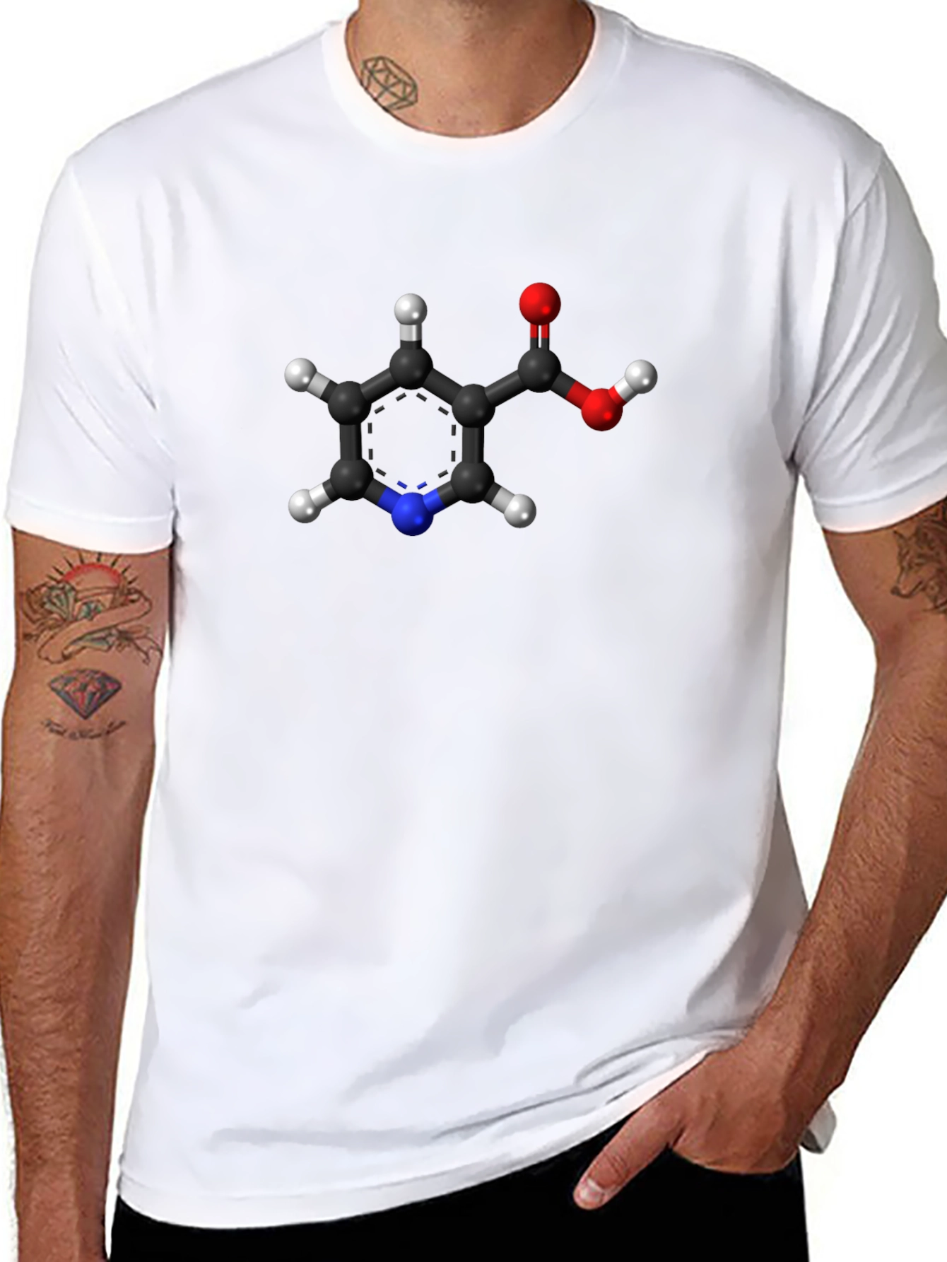 Molecule T-Shirt - Black Science Tee