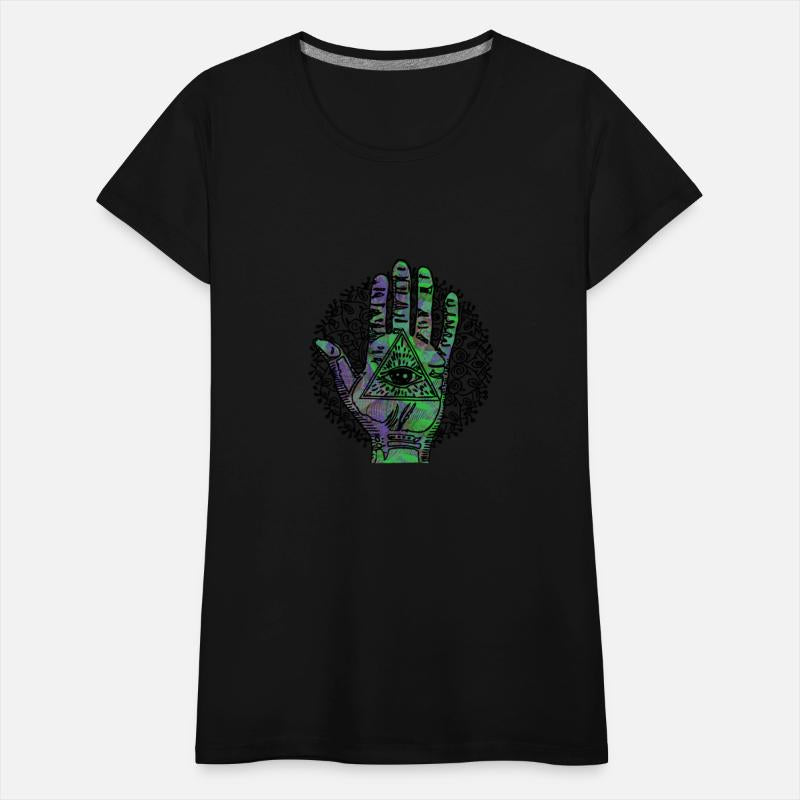 Psychedelic Trippy Hamsa Hand