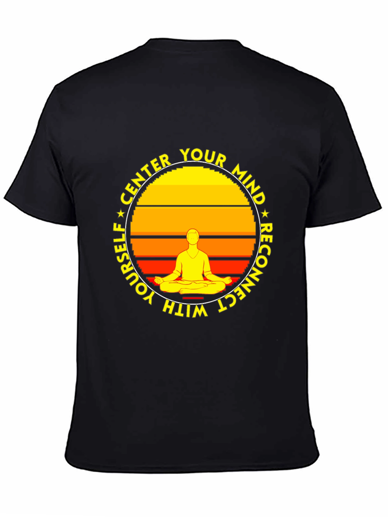 Center Your Mind T-Shirt - Meditate and Reconnect