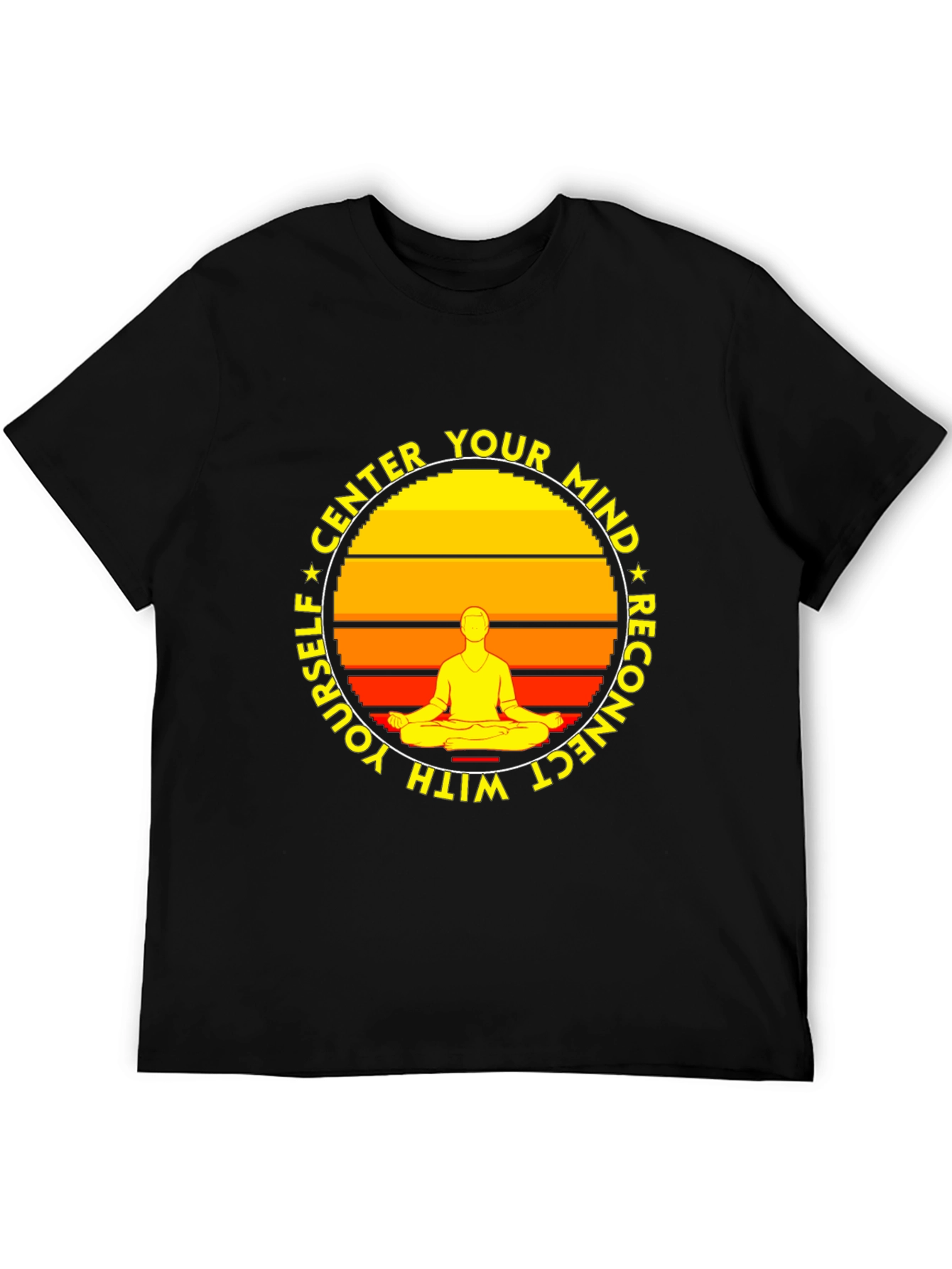 Center Your Mind T-Shirt - Meditate and Reconnect