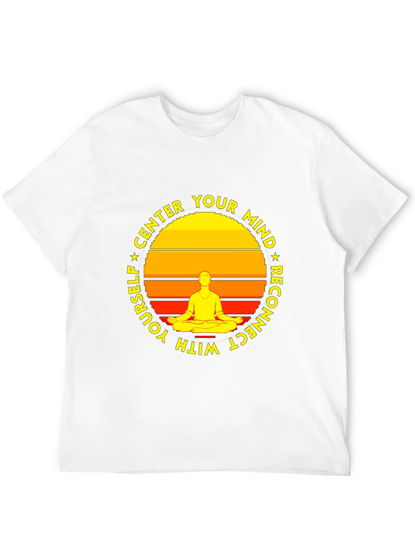 Center Your Mind T-Shirt - Meditate and Reconnect