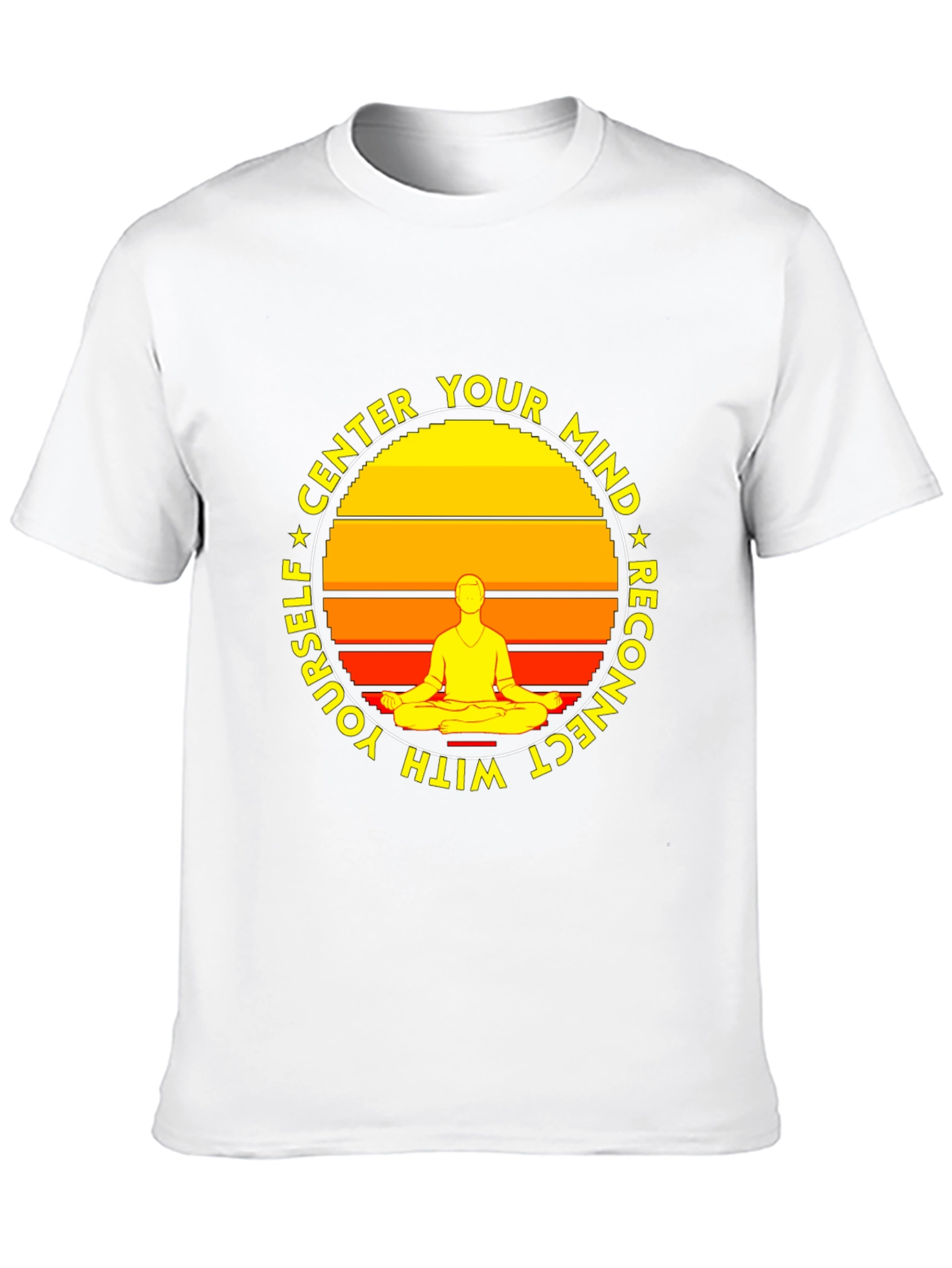 Center Your Mind T-Shirt - Meditate and Reconnect