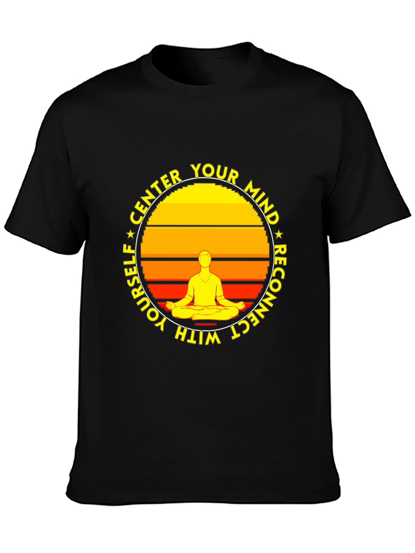 Center Your Mind T-Shirt - Meditate and Reconnect