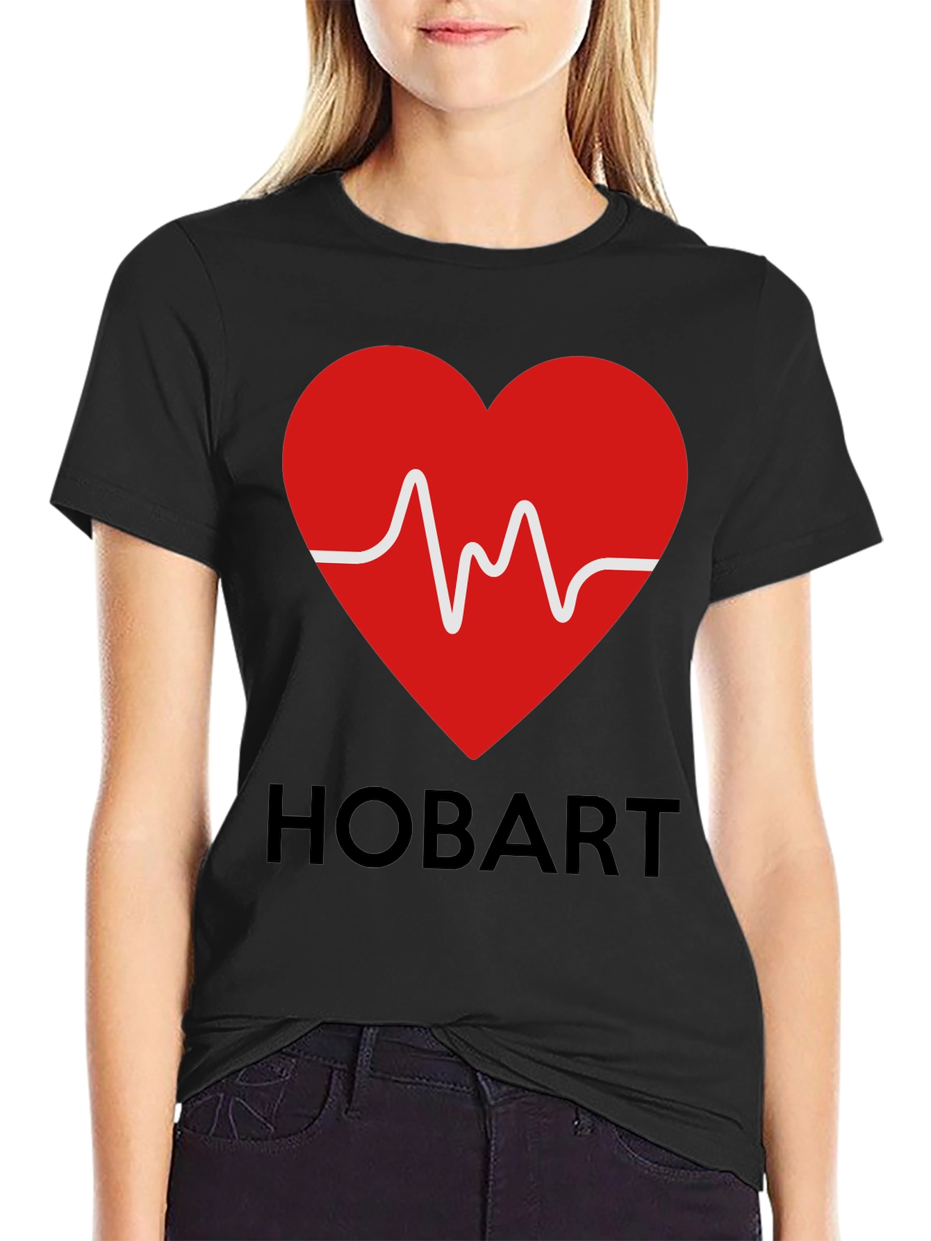 Hobart Heartbeat Graphic T-Shirt - Stylish & Unique