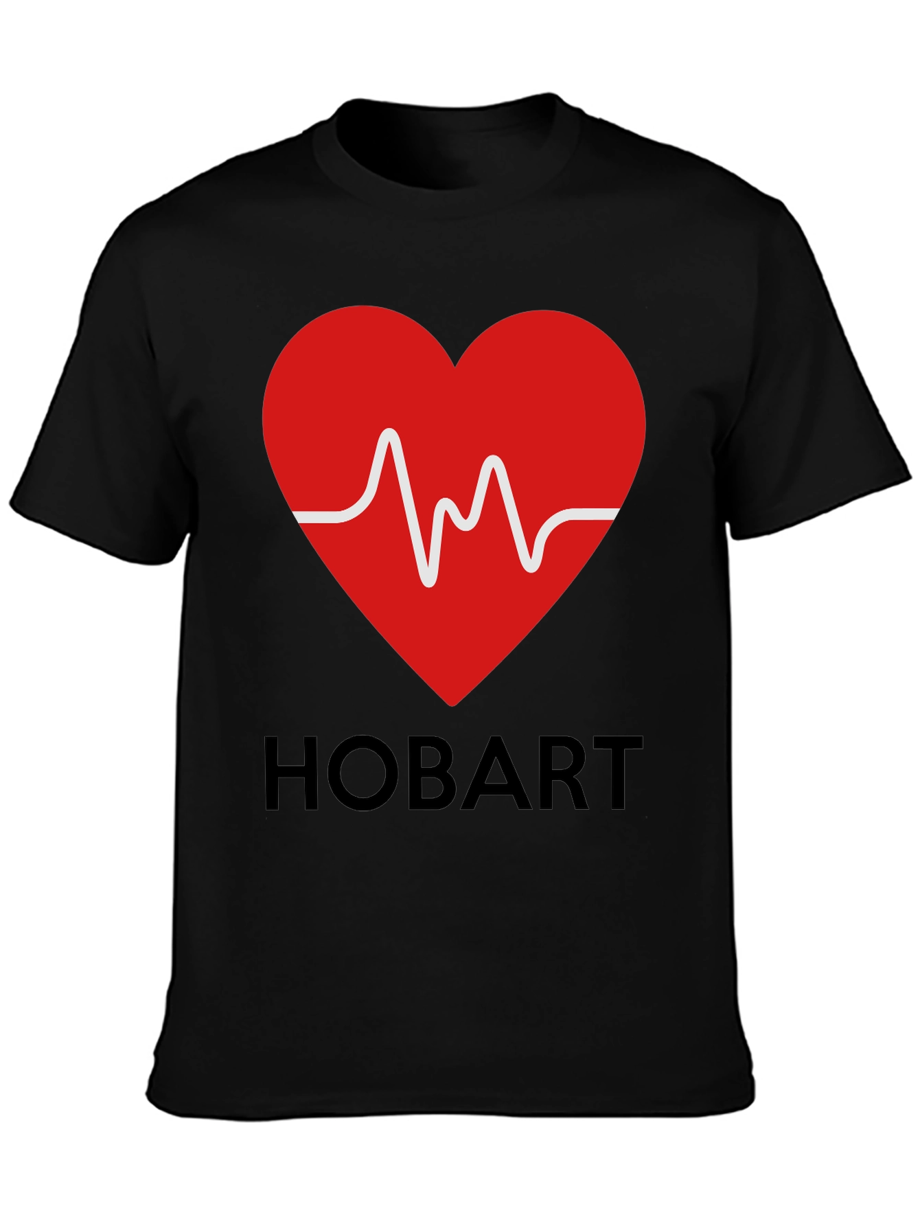 Hobart Heartbeat Graphic T-Shirt - Stylish & Unique