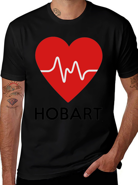 Hobart Heartbeat Graphic T-Shirt - Stylish & Unique