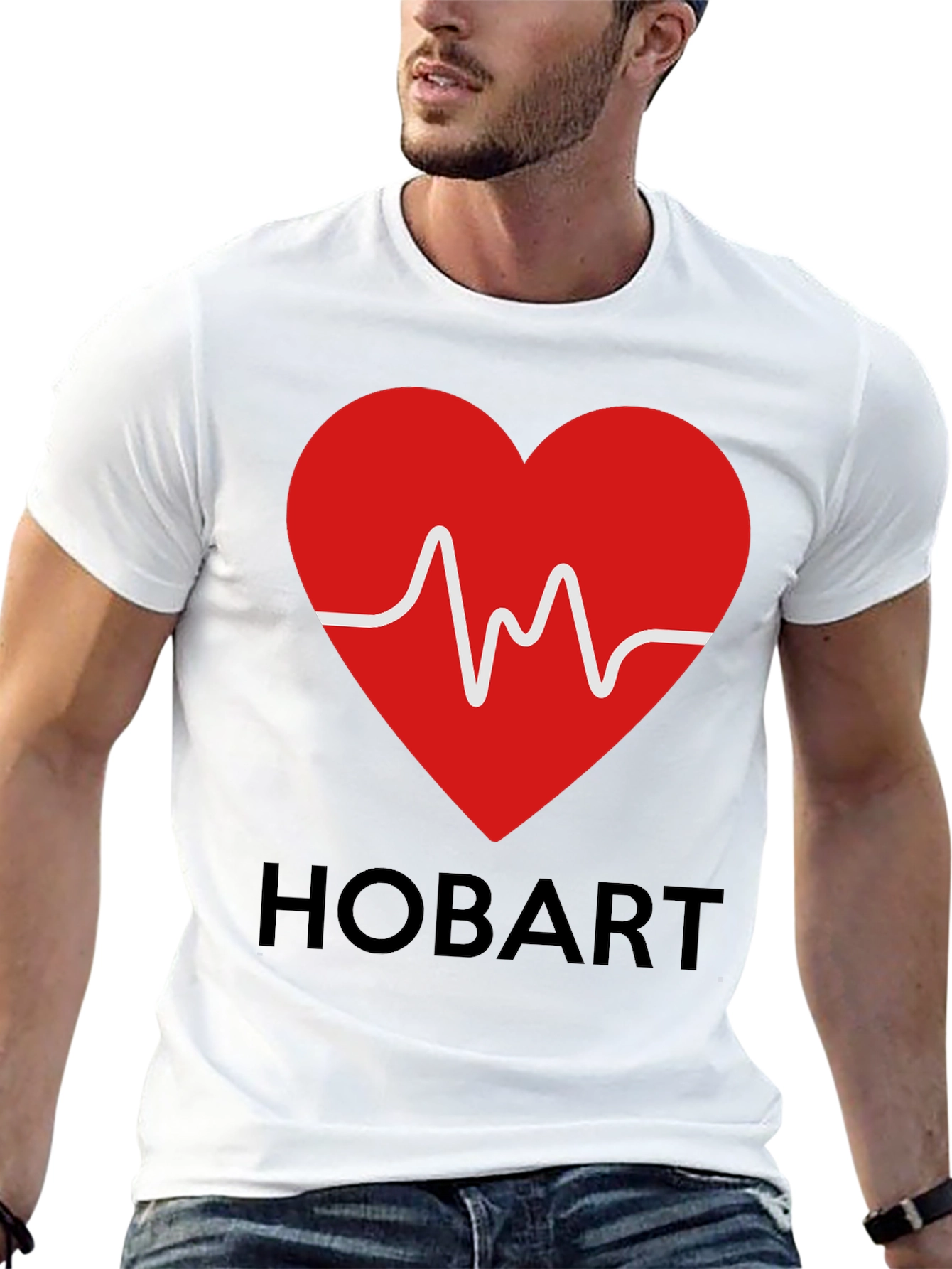 Hobart Heartbeat Graphic T-Shirt - Stylish & Unique