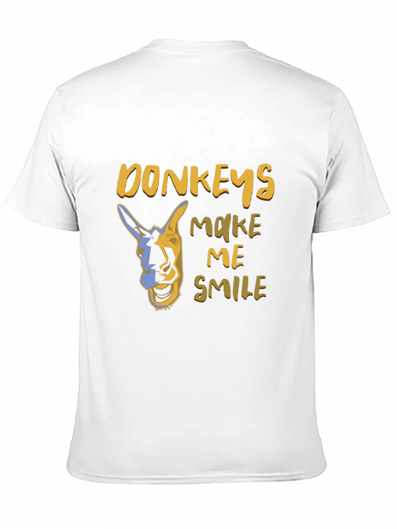 Funny Donkey Graphic Tee - Makes Me Smile