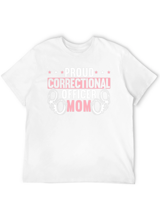 Proud Correctional Officer Mom Graphic Tee