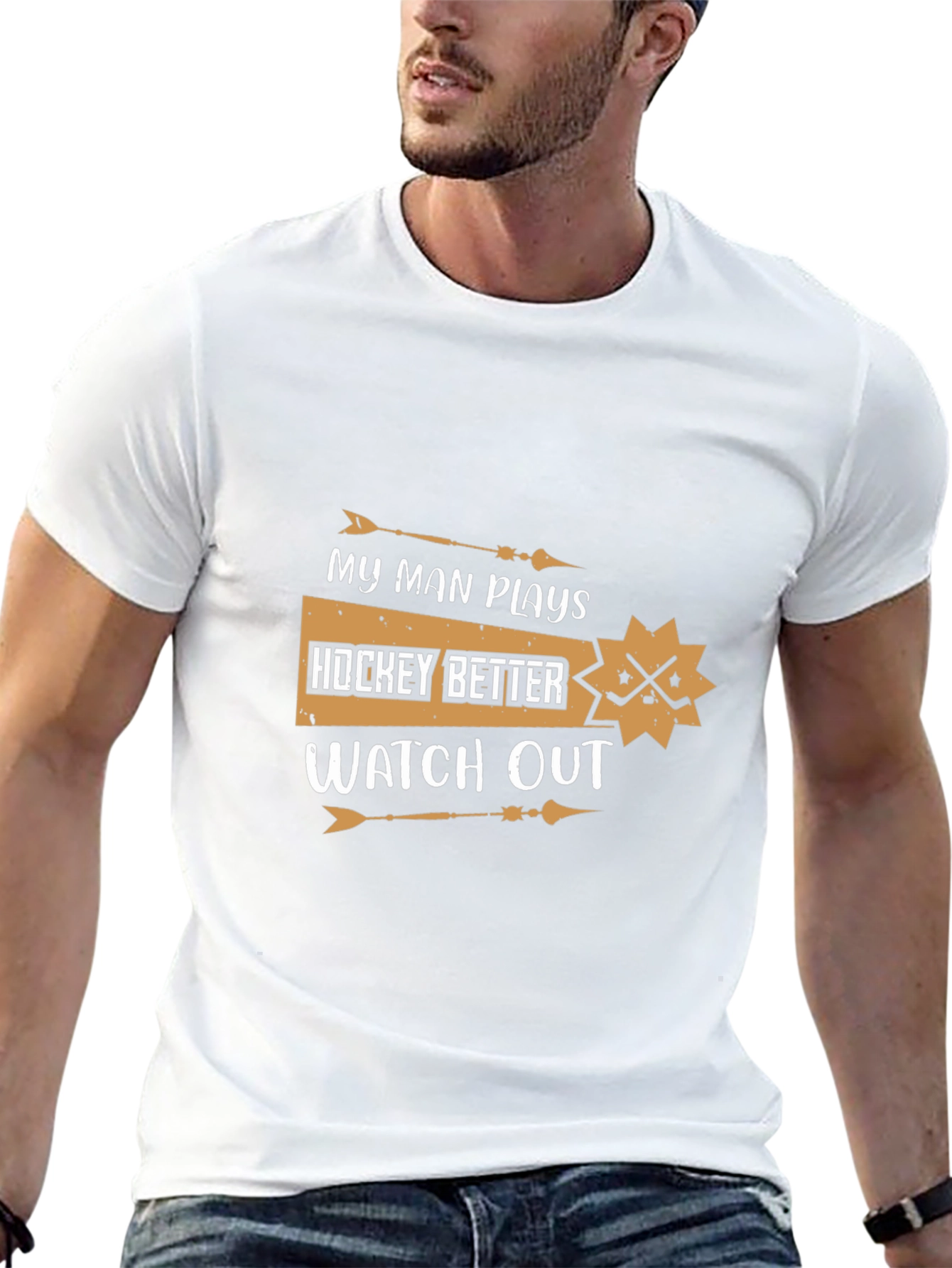 My Man Plays Hockey T-Shirt