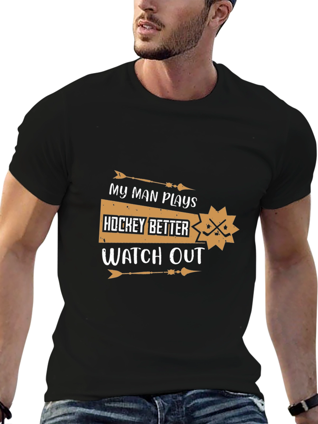 My Man Plays Hockey T-Shirt