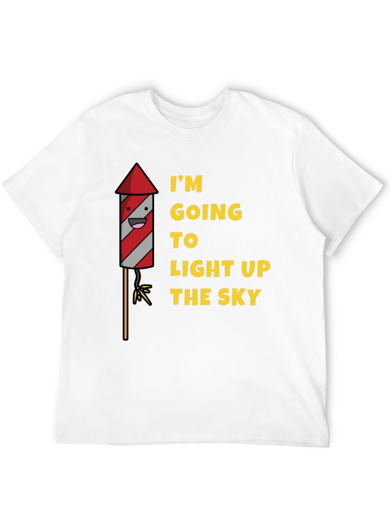 Light Up The Sky Funny Graphic Tee