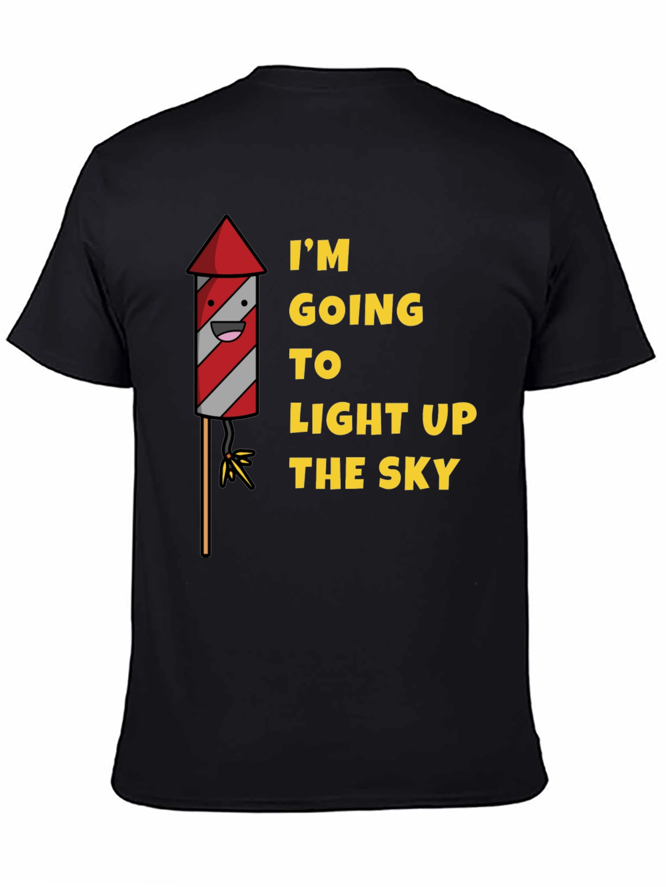 Light Up The Sky Funny Graphic Tee