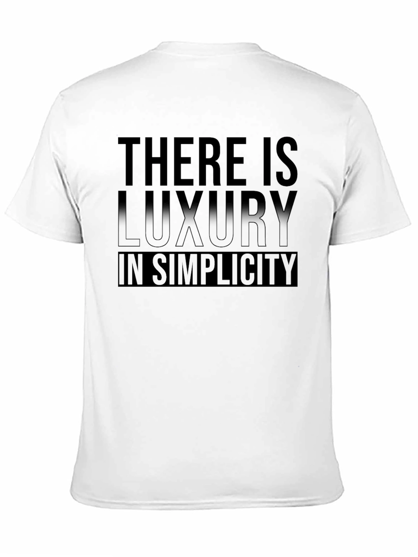 Minimalist Luxury in Simplicity Black T-Shirt