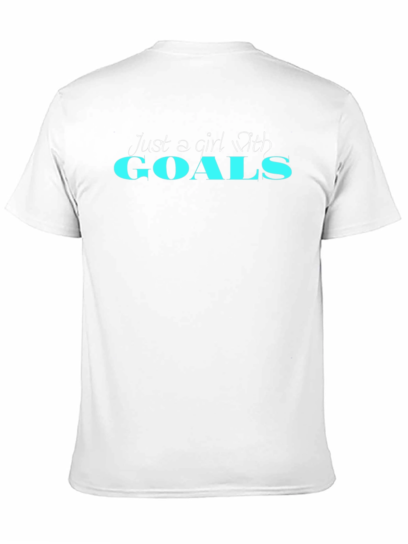 Girl With Goals Graphic Tee - Black