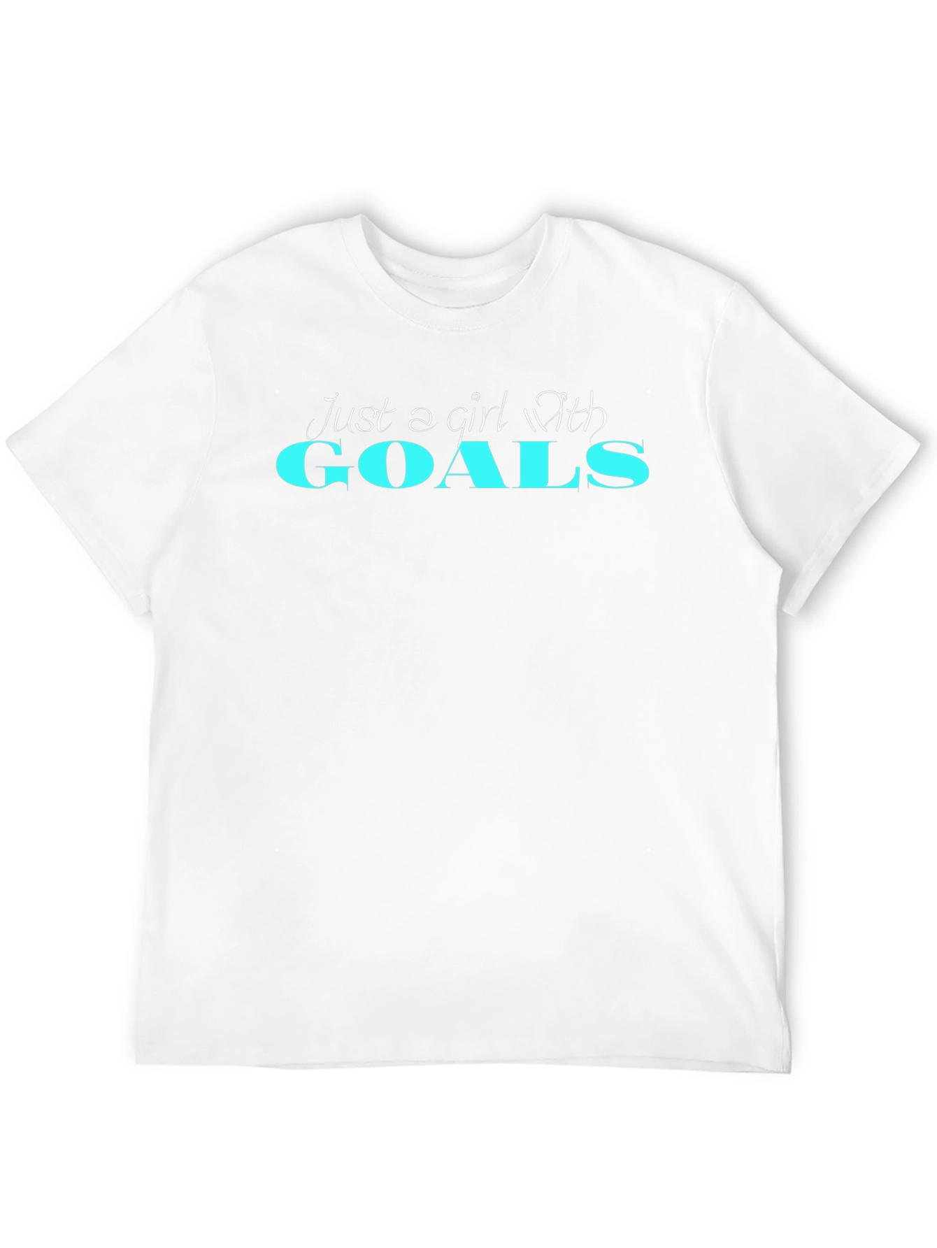 Girl With Goals Graphic Tee - Black