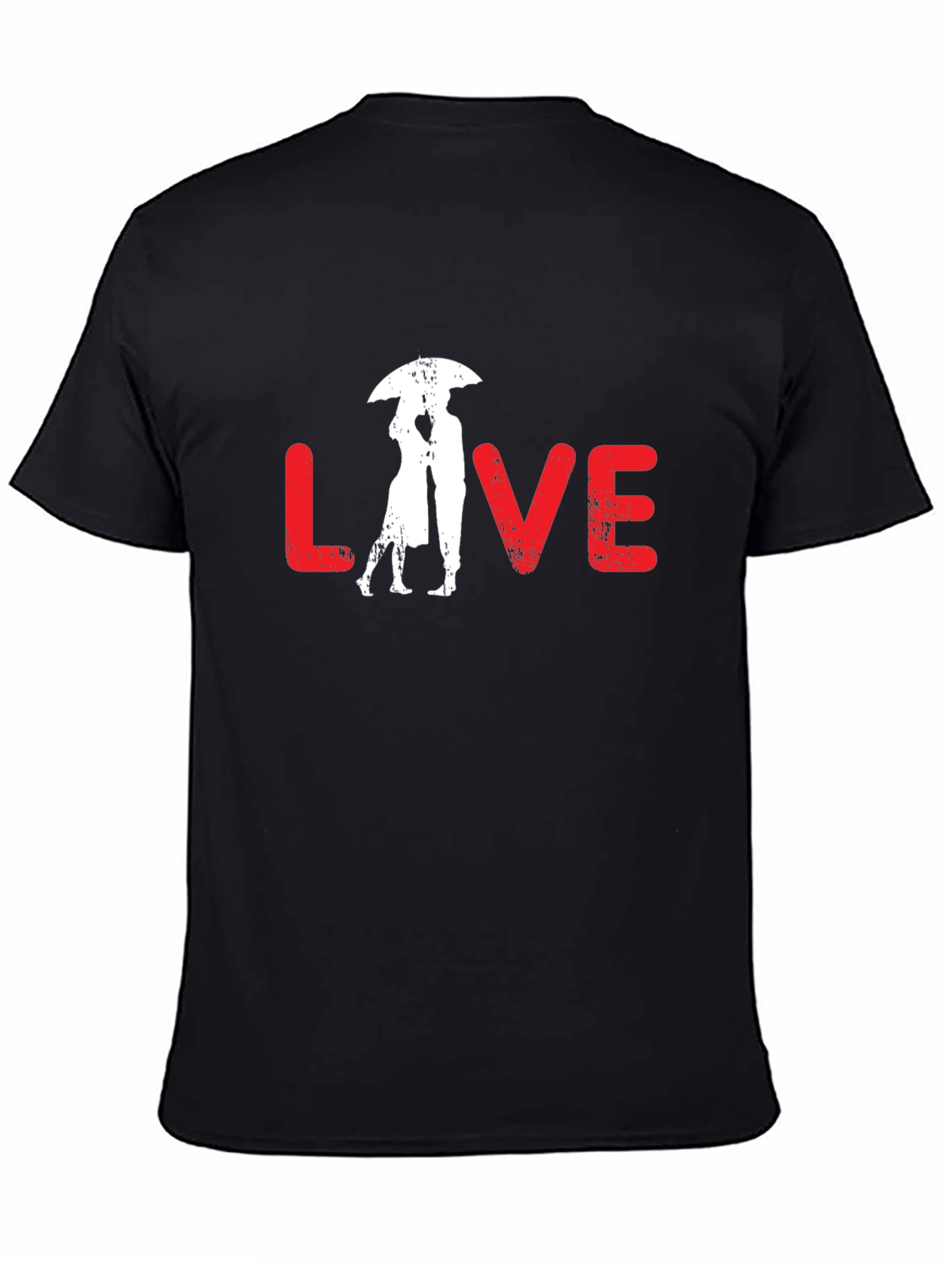Love Umbrella Graphic Tee - Black