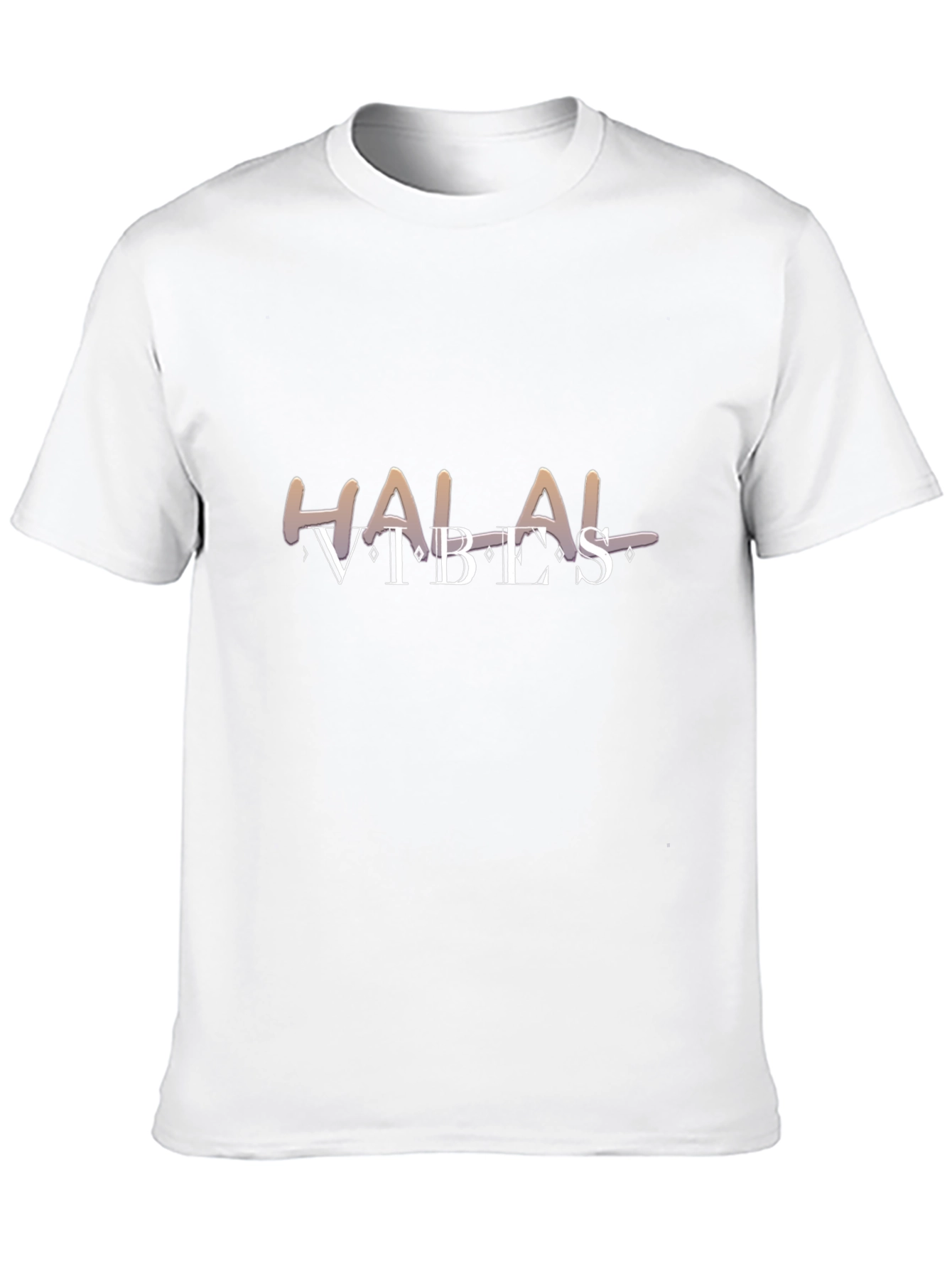 Halal Vibes Black T-Shirt - Casual Style