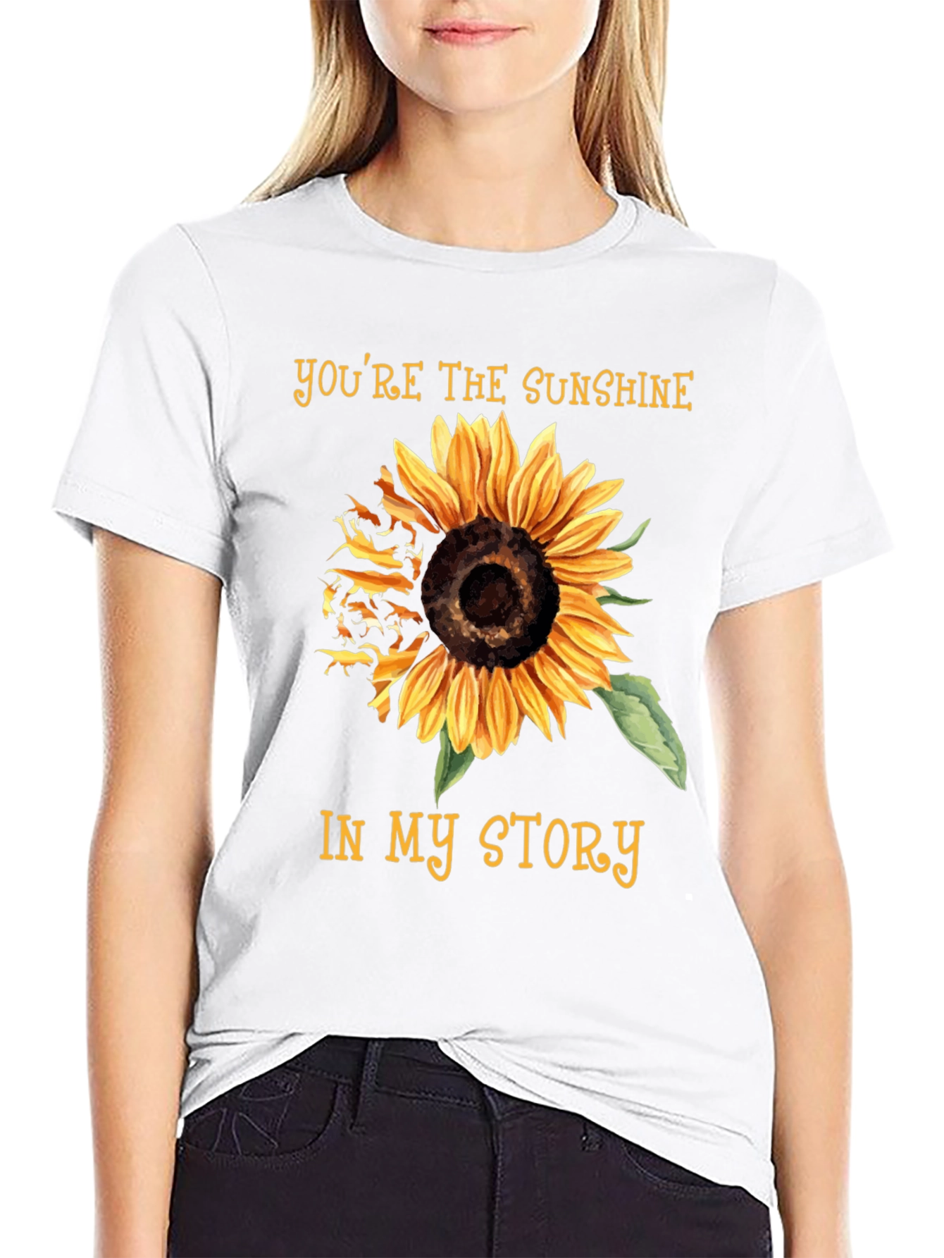 Sunflower Graphic Tee - Youre the Sunshine