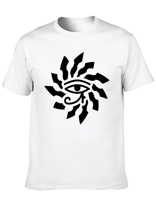 Eye of Ra Graphic T-Shirt - Black Cotton Blend