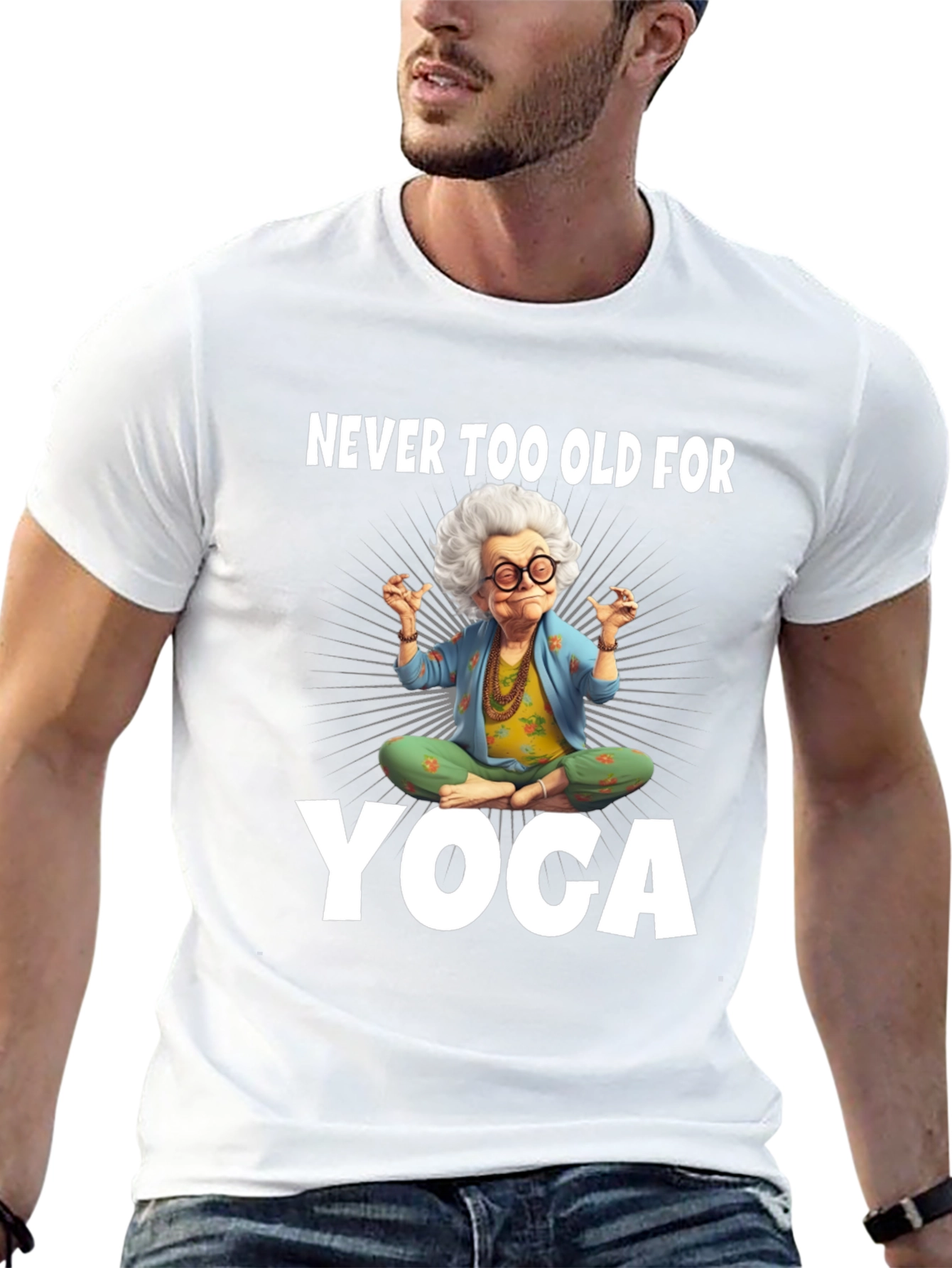 Funny Yoga Grandma T-Shirt