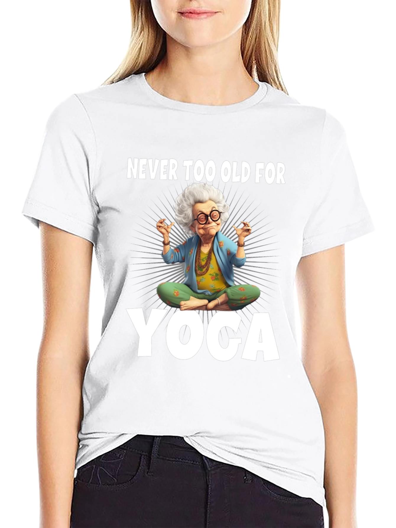Funny Yoga Grandma T-Shirt