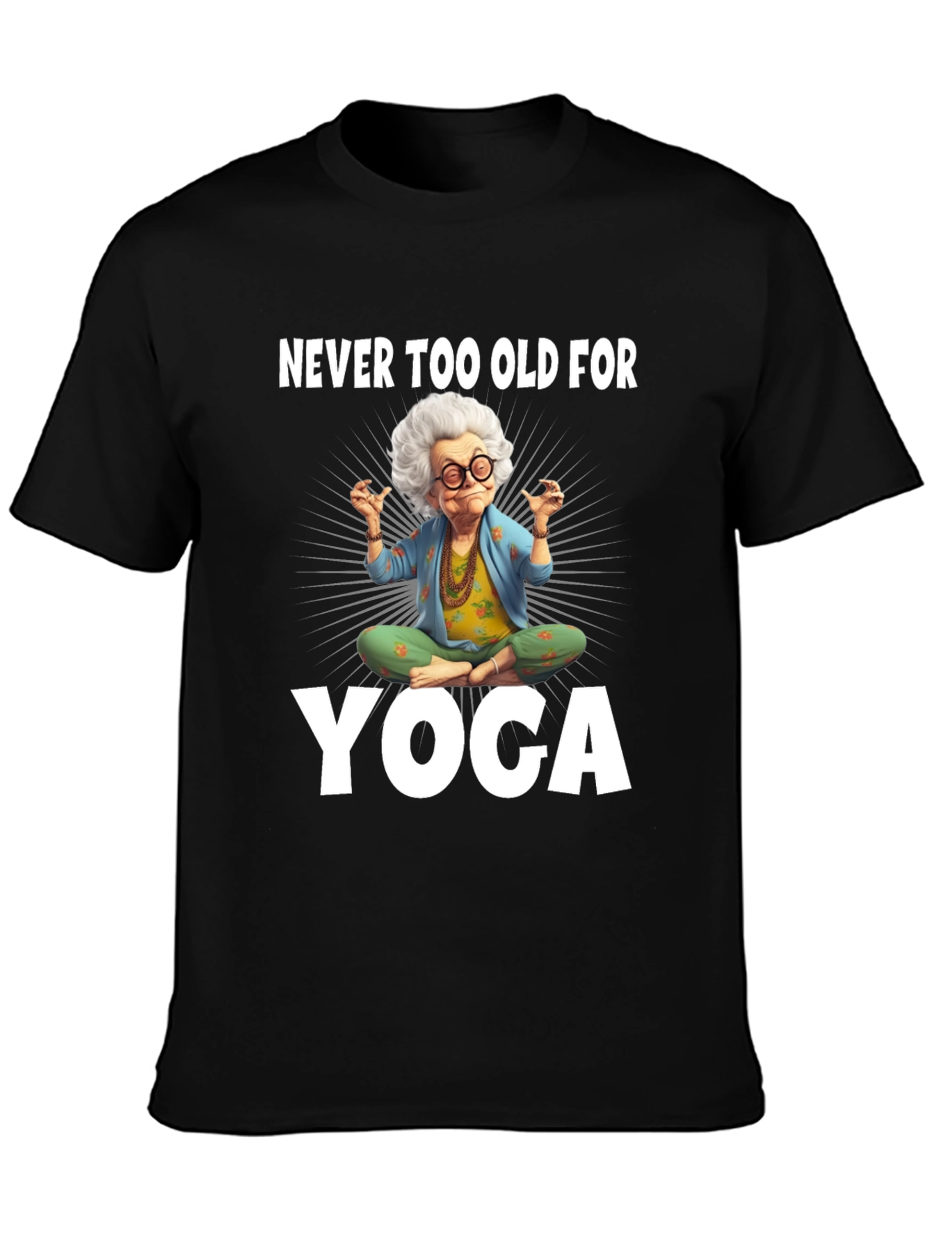 Funny Yoga Grandma T-Shirt