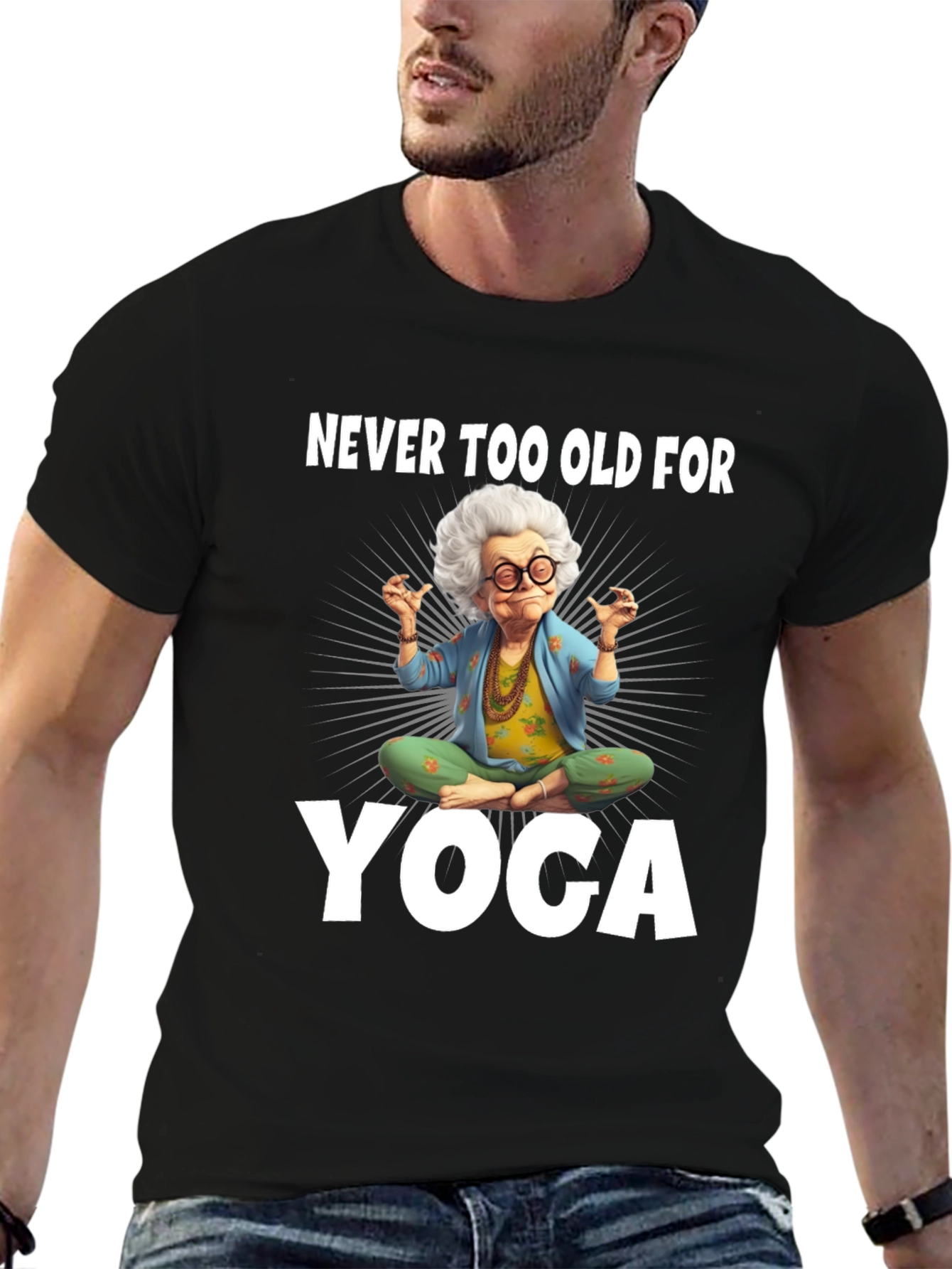 Funny Yoga Grandma T-Shirt