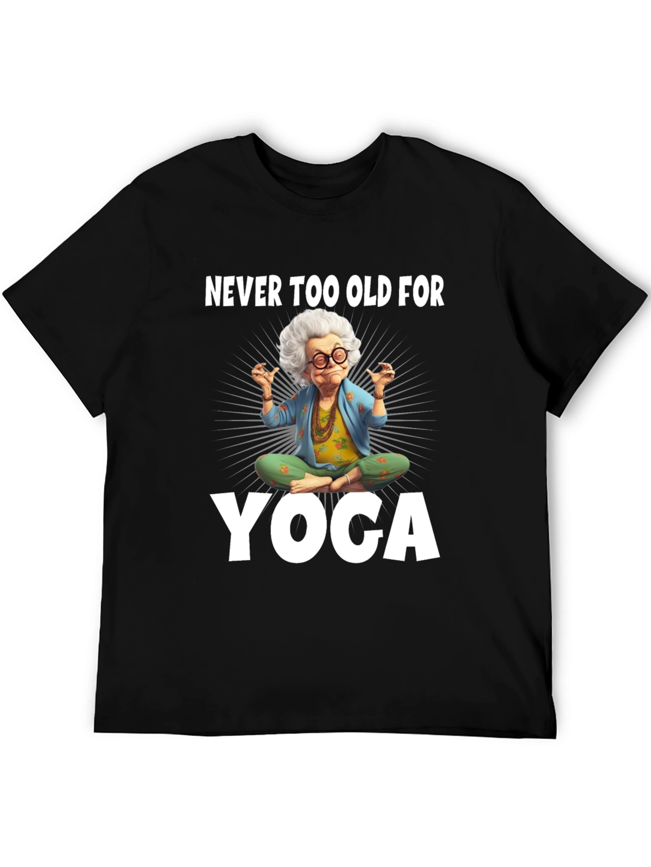 Funny Yoga Grandma T-Shirt