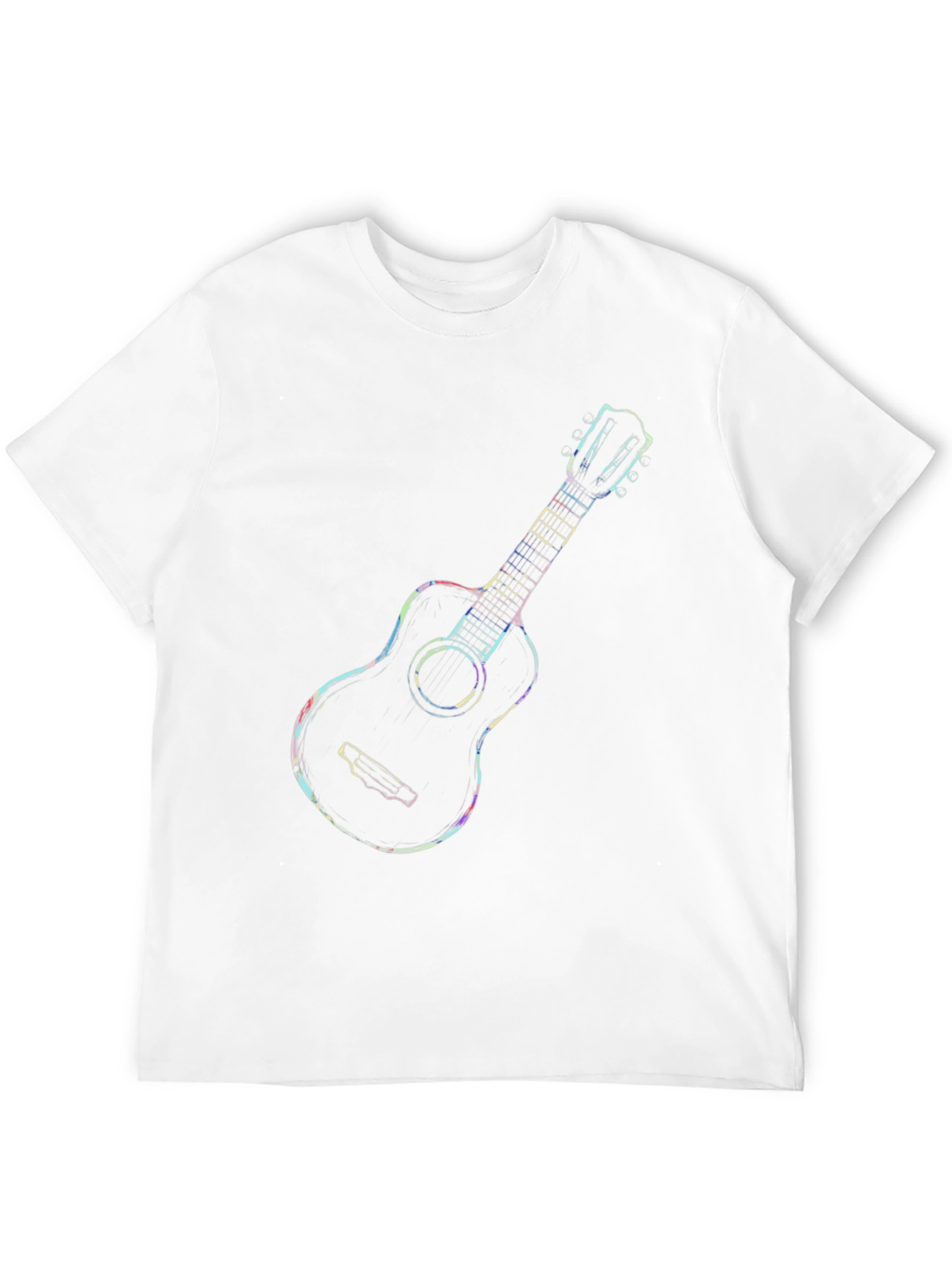 Guitar Graphic Black T-Shirt - Music Lover Tee