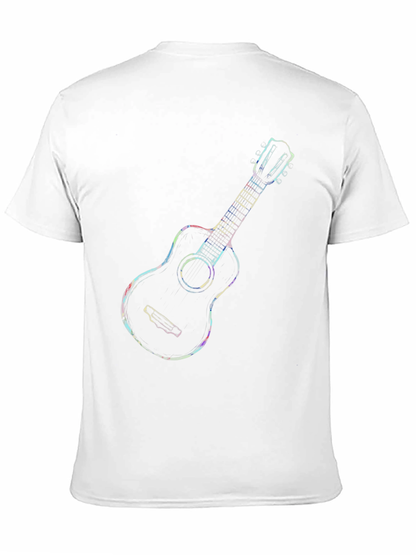 Guitar Graphic Black T-Shirt - Music Lover Tee