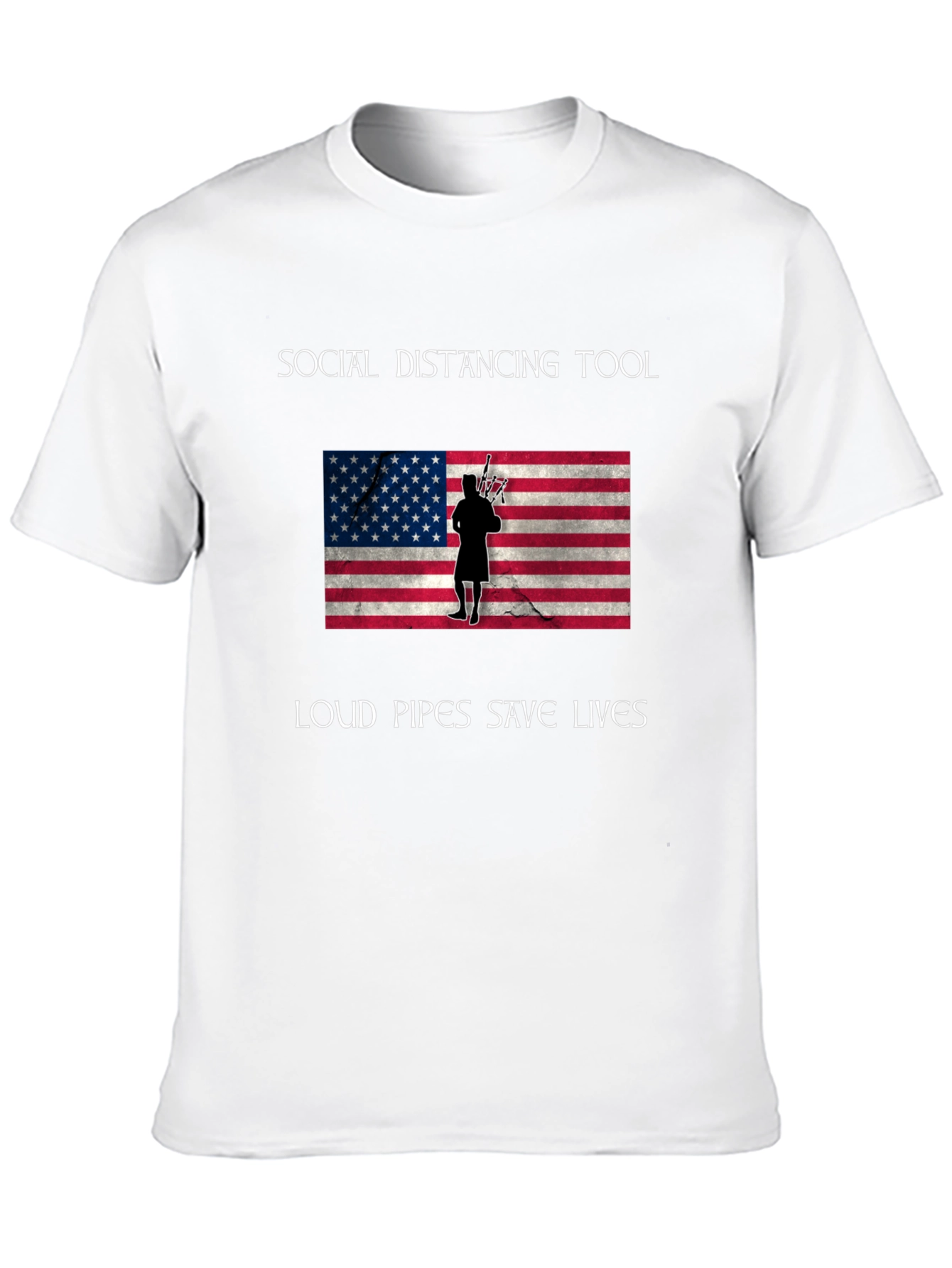 Social Distancing Loud Pipes Save Lives T-Shirt
