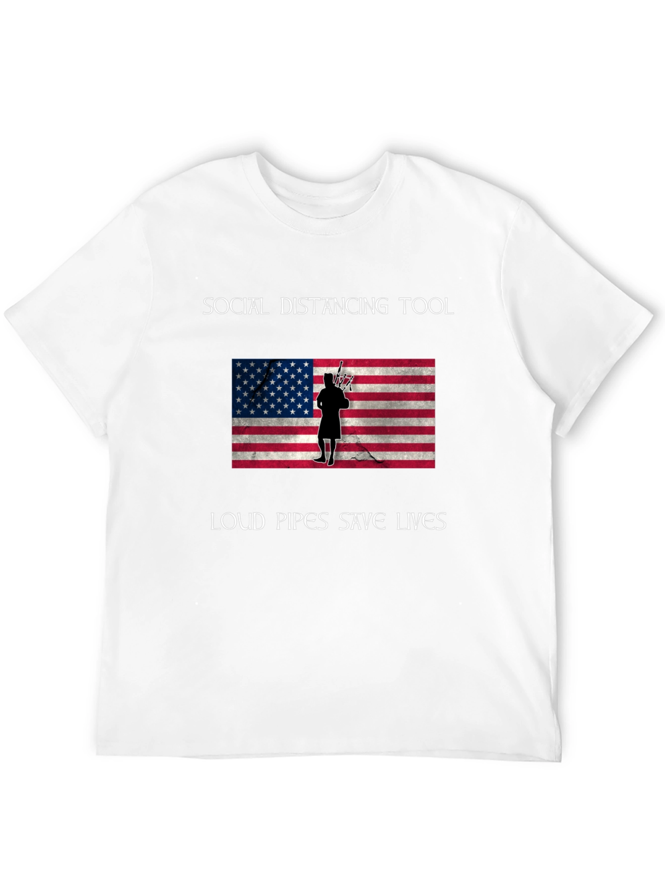 Social Distancing Loud Pipes Save Lives T-Shirt