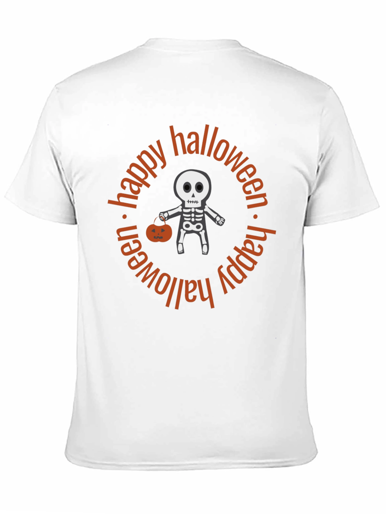Happy Halloween Skeleton Graphic Tee