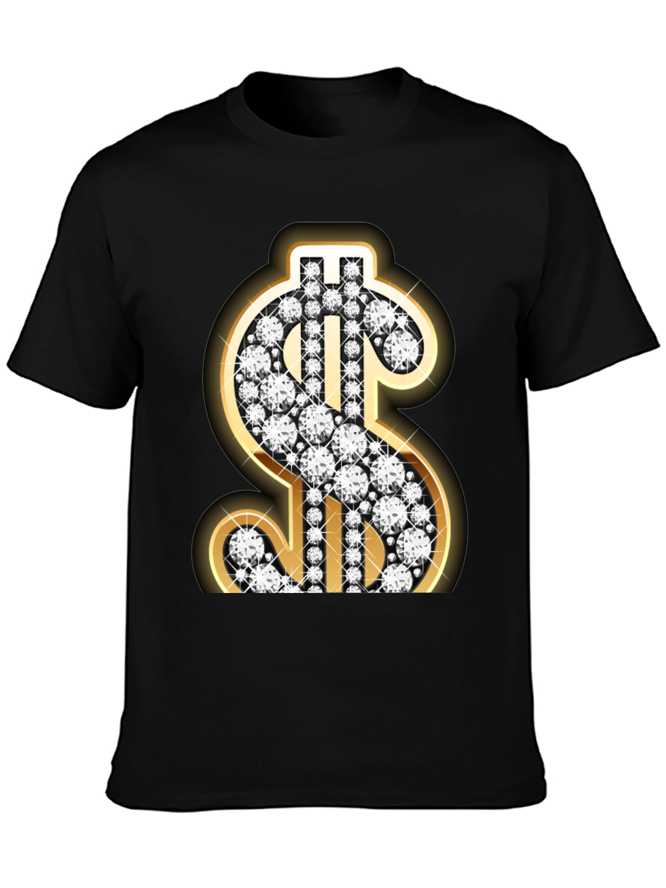 Diamond Dollar Sign Graphic Tee