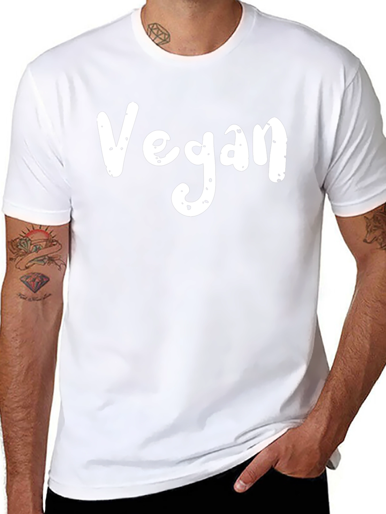 Vegan T-Shirt - Soft Cotton Blend