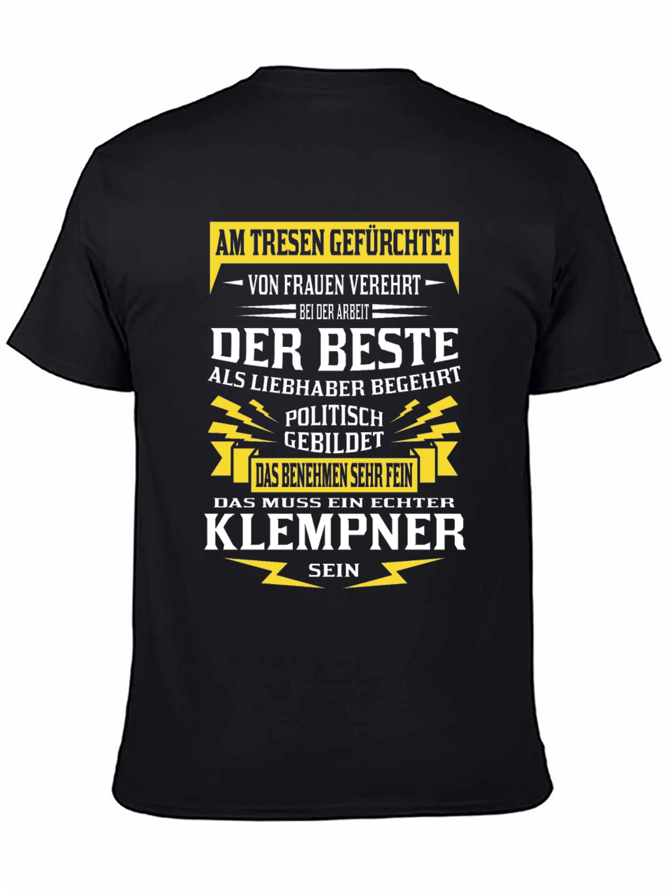 Funny Plumber T-Shirt - German Text