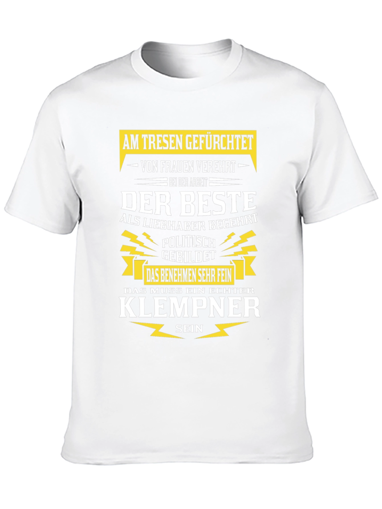 Funny Plumber T-Shirt - German Text