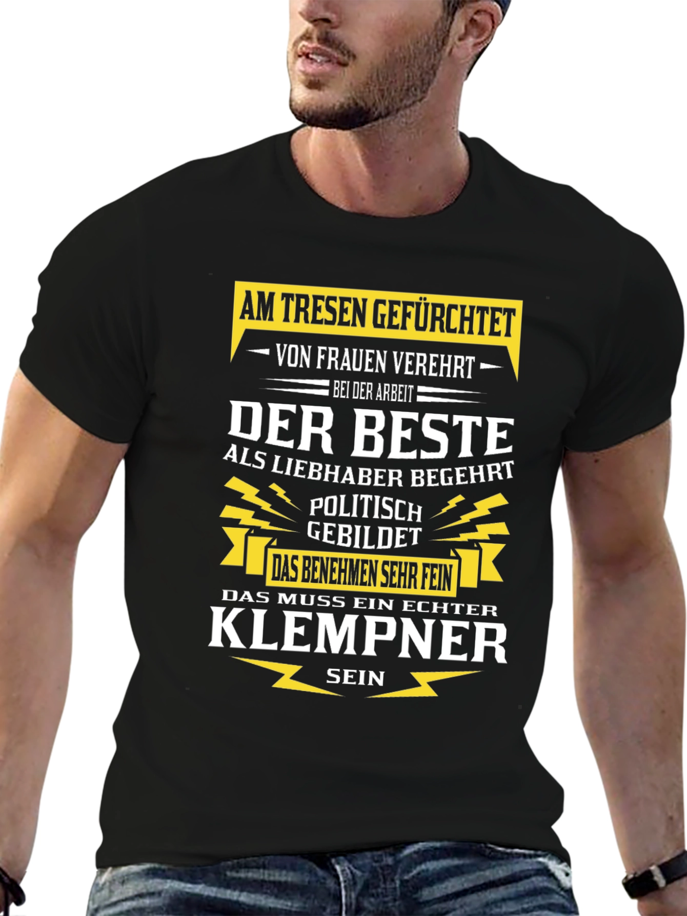 Funny Plumber T-Shirt - German Text
