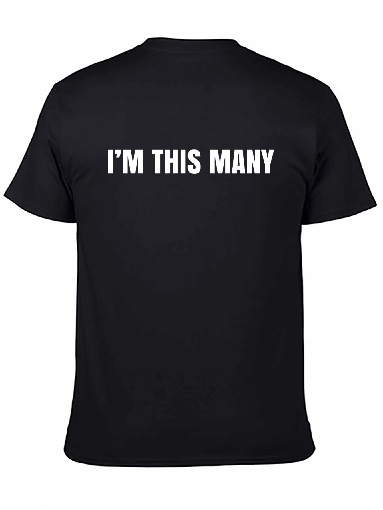 Im This Many Graphic Tee - Birthday Celebration Shirt