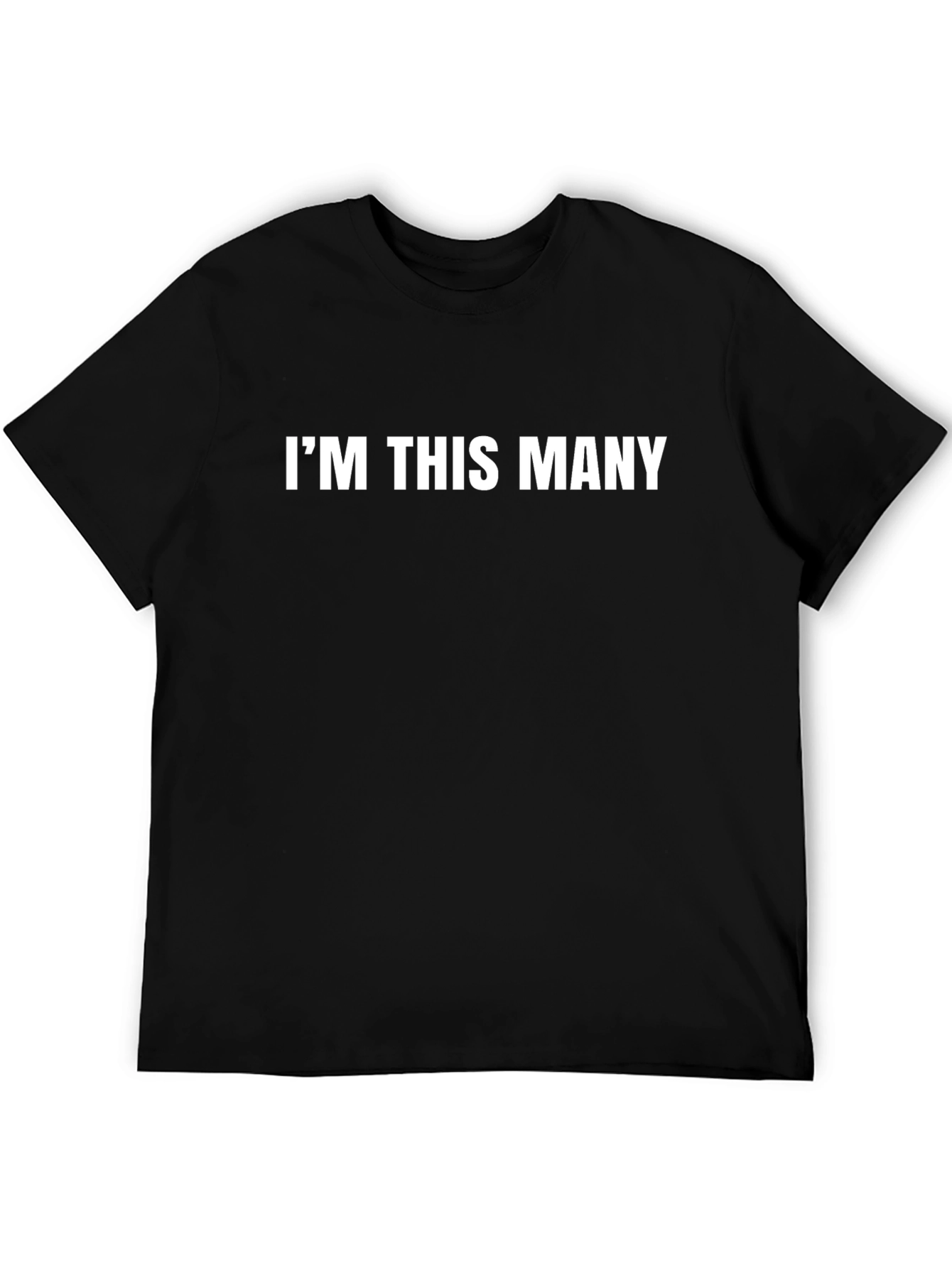 Im This Many Graphic Tee - Birthday Celebration Shirt