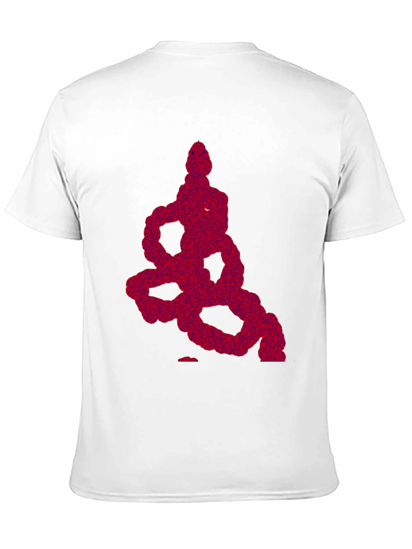 Abstract Snake Graphic Tee - Mens Black T-Shirt