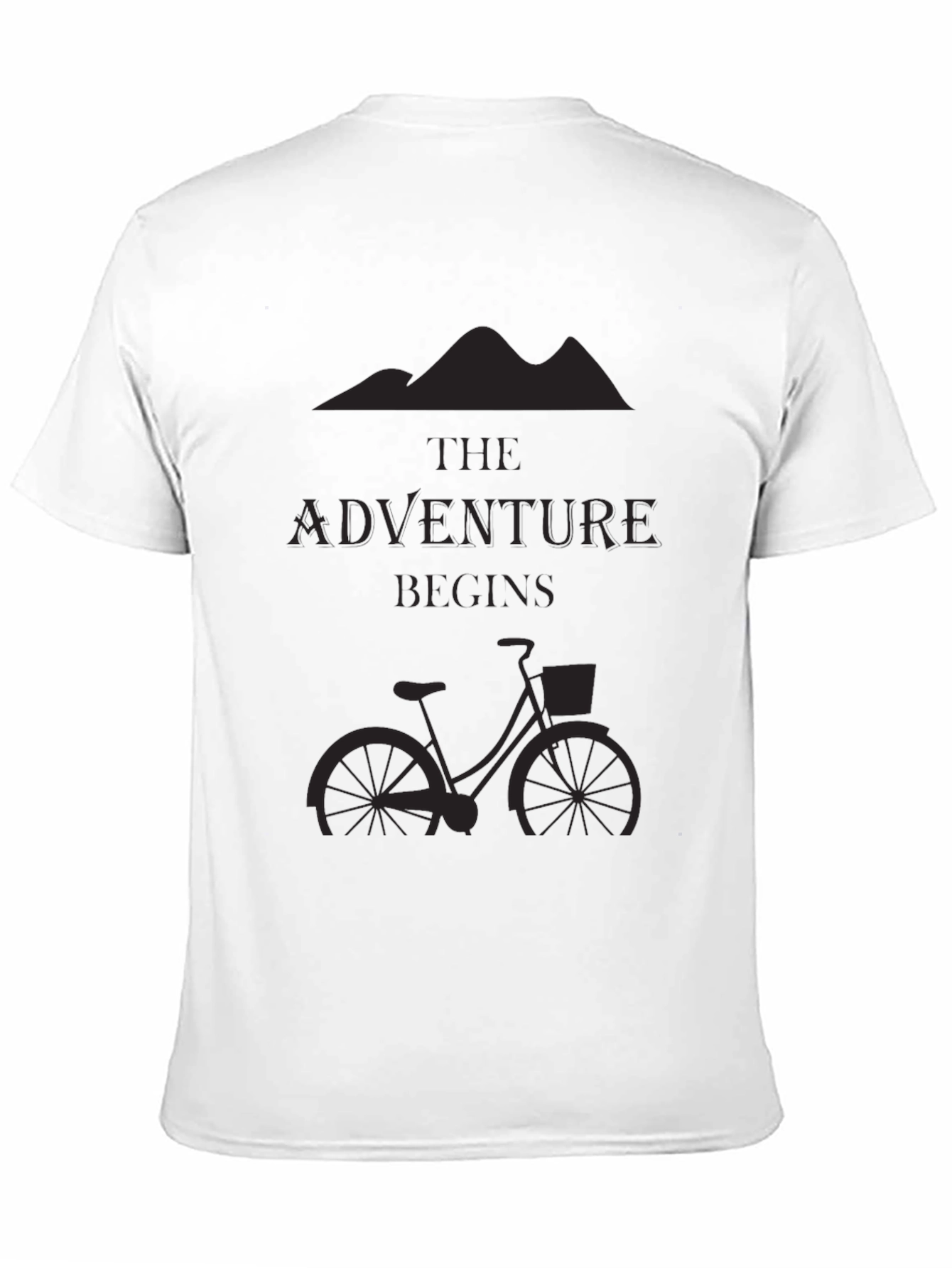 Adventure Begins Black T-Shirt