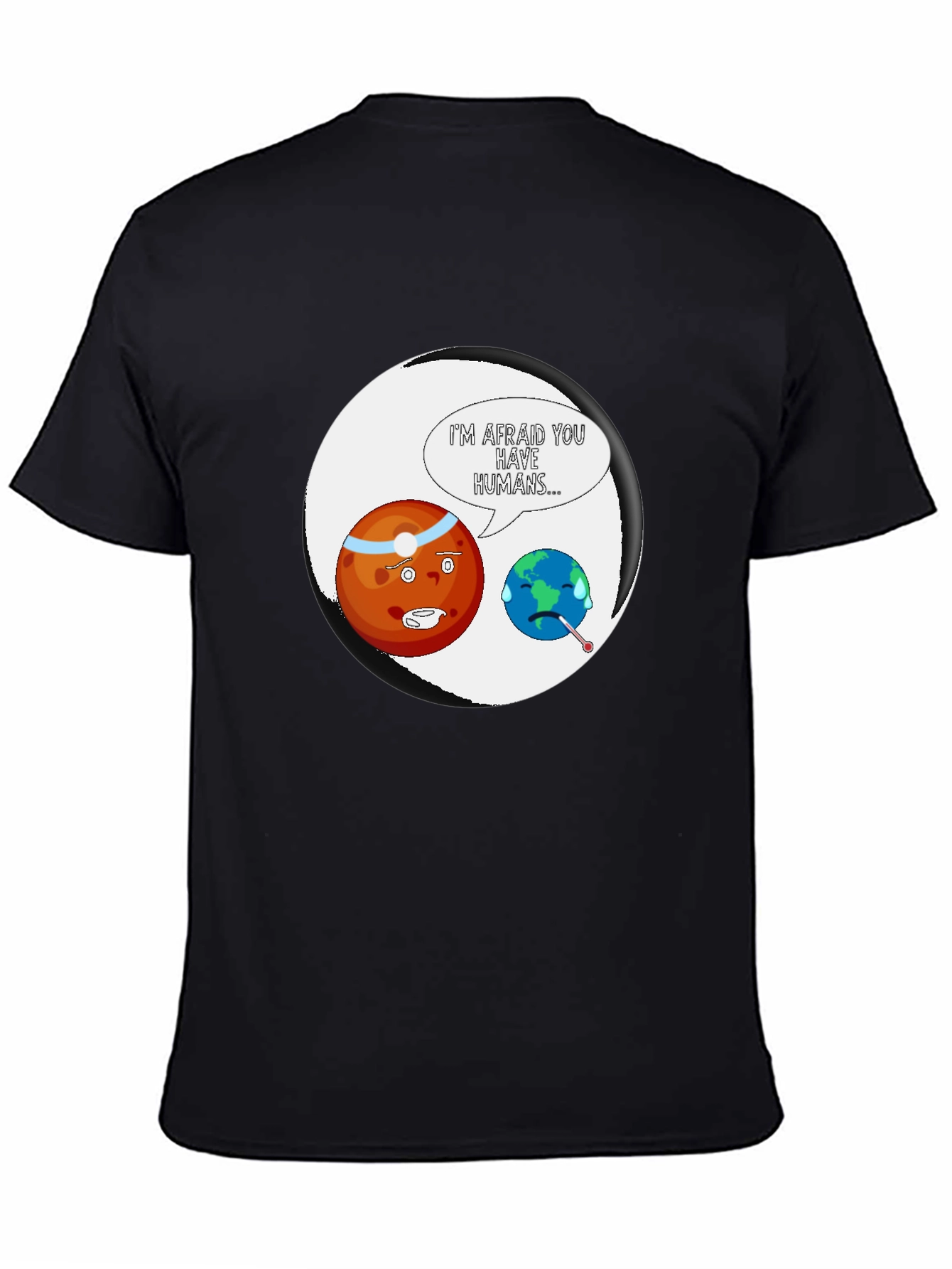 Earth Sick Human Funny T-Shirt