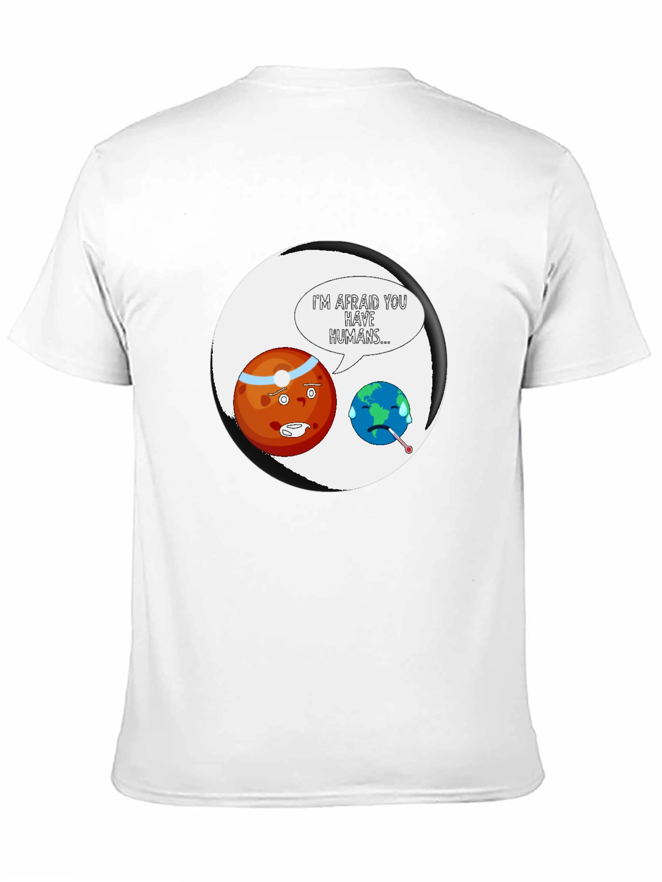 Earth Sick Human Funny T-Shirt
