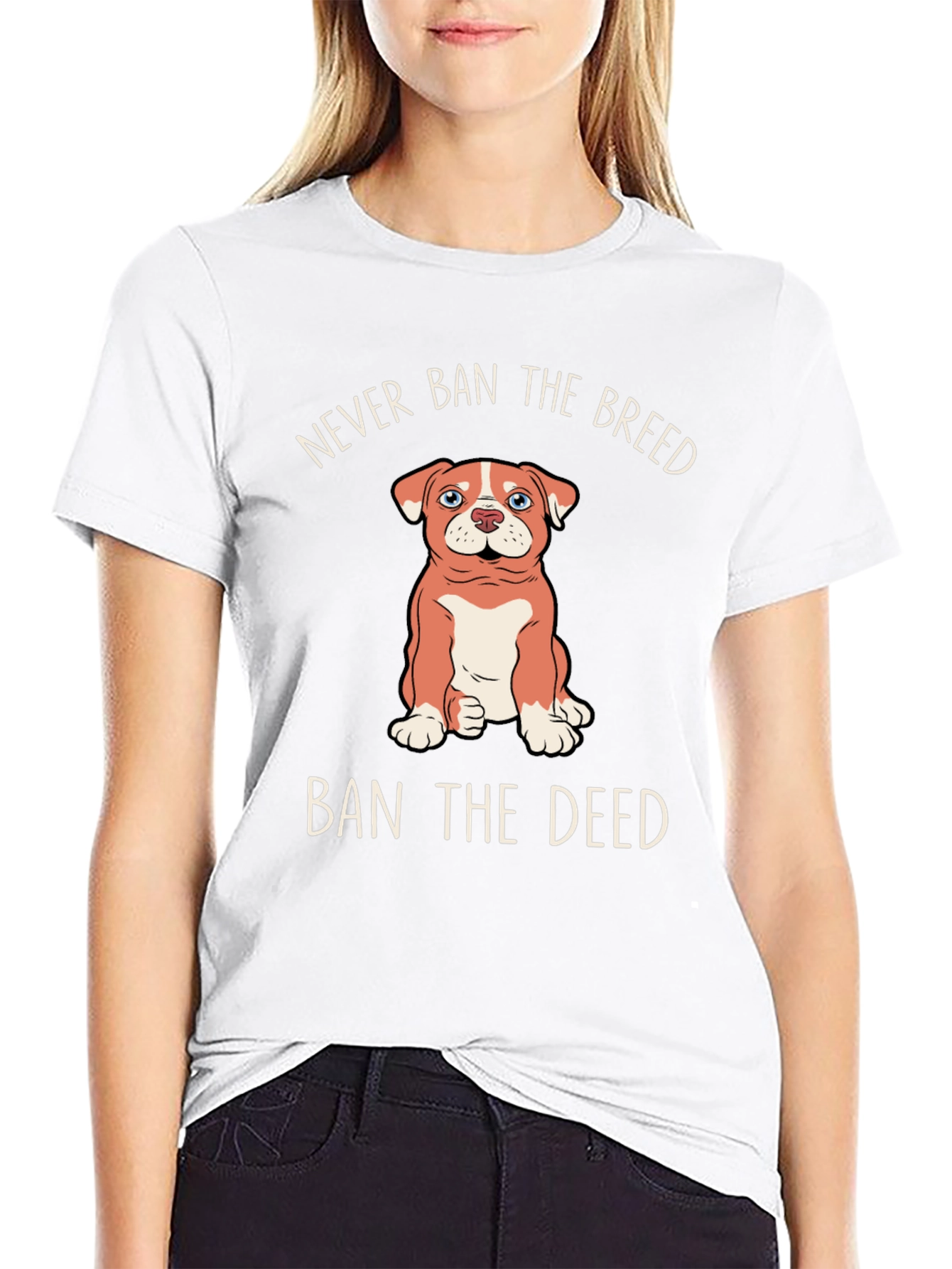 Never Ban the Breed T-Shirt – Responsible Dog Owner Tee